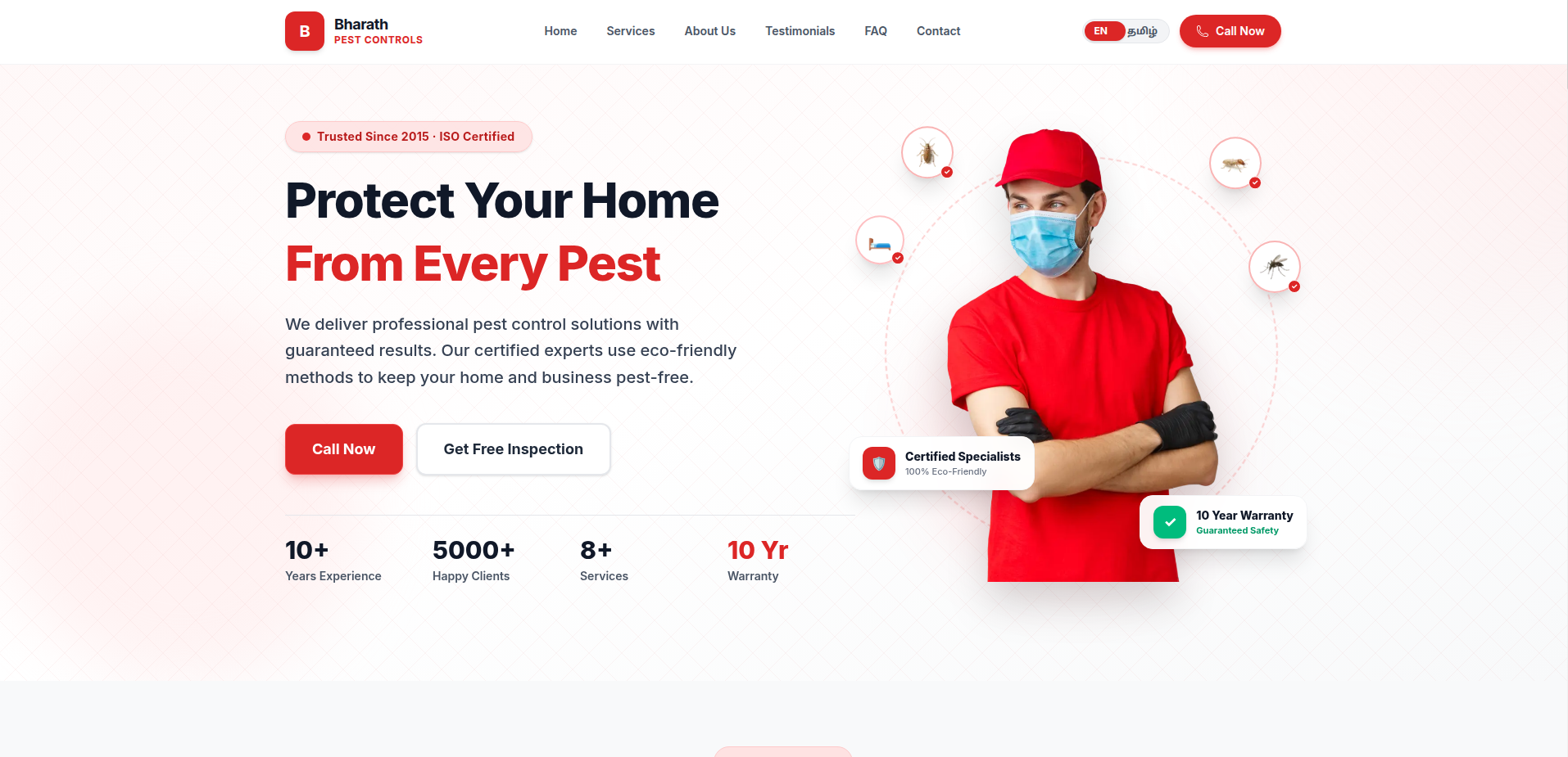 Bharath Pest Control - Field Services & Local Maintenance case study preview